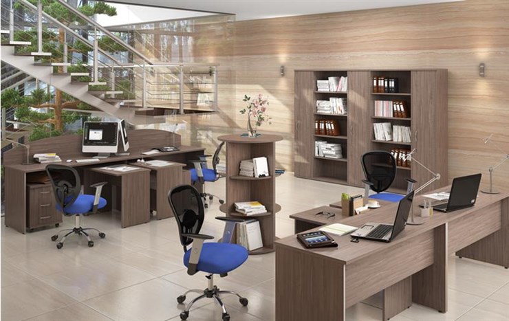 Набор мебели в офис IMAGO - рабочее место, шкафы для документов в Иваново - изображение 6